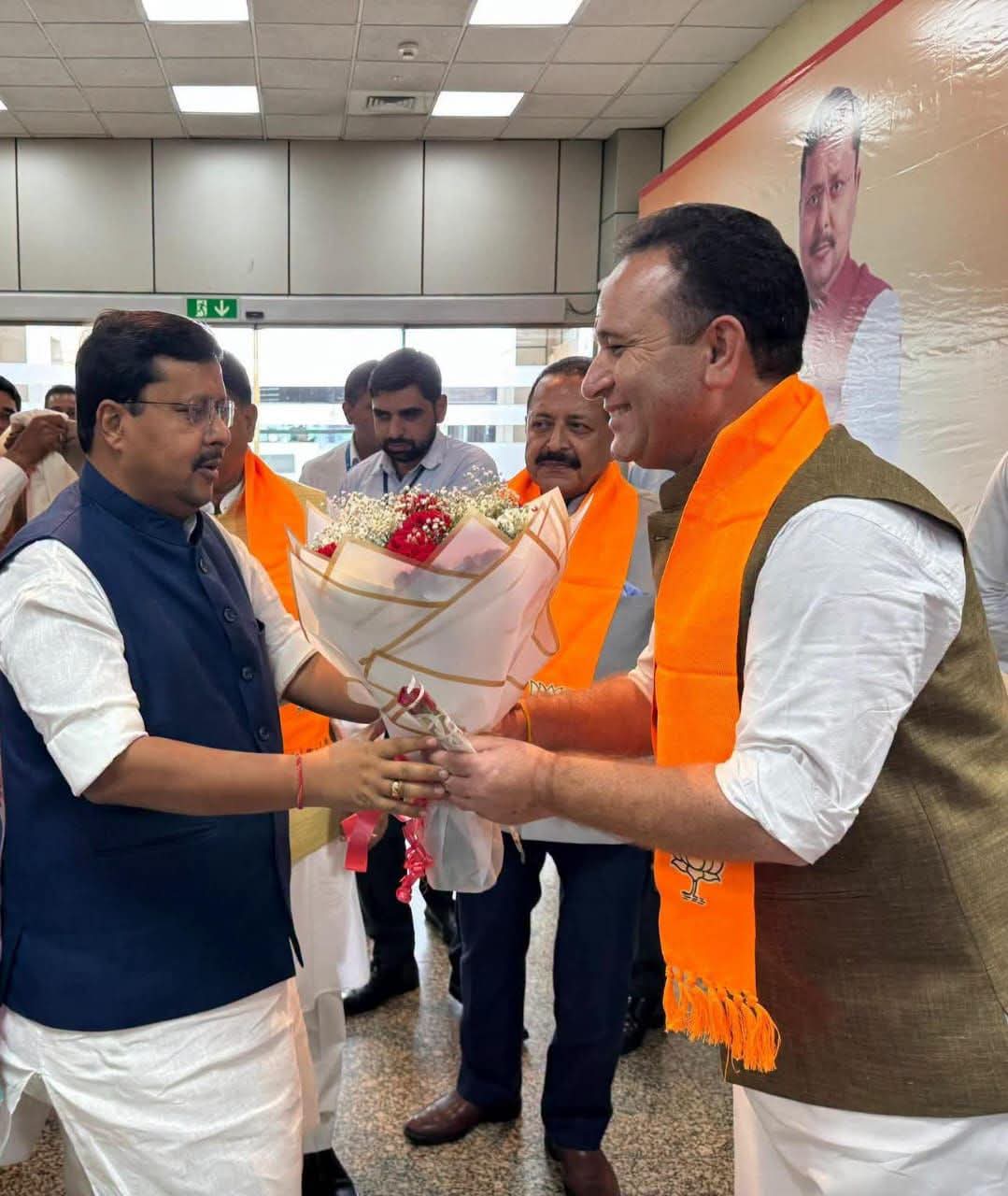 Sunil Sharam welcomes BJP National President Shri 